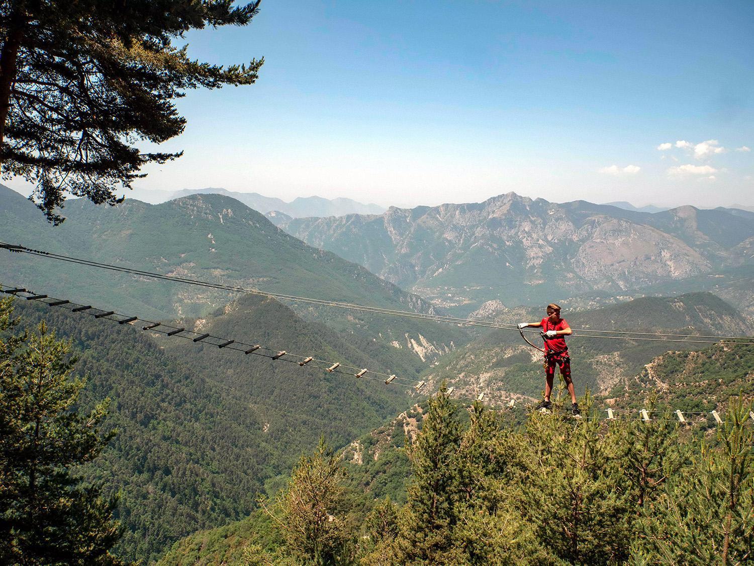 Sejour En Pleine Nature, Vue Imprenable, Jacuzzi Contes  Bagian luar foto